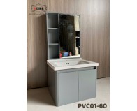 Tủ AKHOA PVC 01-60 màu Ghi